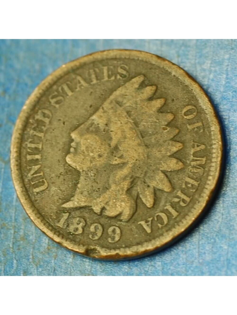 W1462 1899 Indian Head Cent Penny 1c - Check Out Our Store old coin money gift